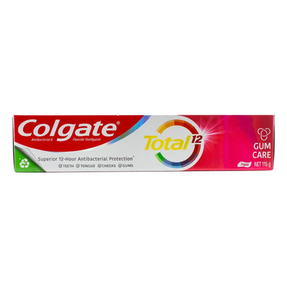 Colgate 115g Toothpaste Total 12 Gum Care (12x Pack)
