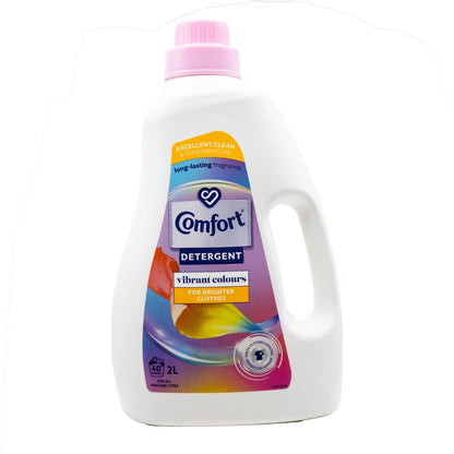 Comfort 2L Detergent Vibrant Colours For Brighter Clothes All Machine Types (6 Pack)