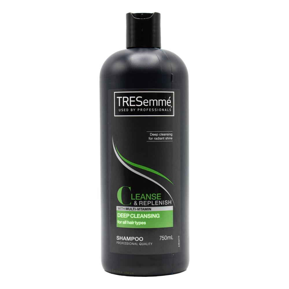 Tresemme Shampoo Cleanse And Replenish Deep Cleansing For All Hair Types With Multi Vitamin 750ml (4 Pack)
