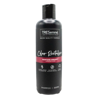 TRESEMME 350mL SHAMPOO COLOUR AND REVITALISE VITAMIN E ARGAN OIL AND GREEN TEA (3x Pack)