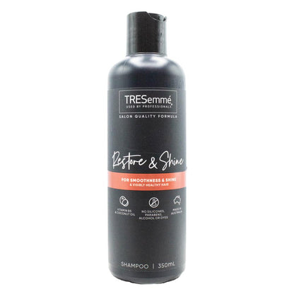 TRESEMME 350mL SHAMPOO RESTORE AND SHINE VITAMIN B5 AN VITAMIN OIL (3x Pack)