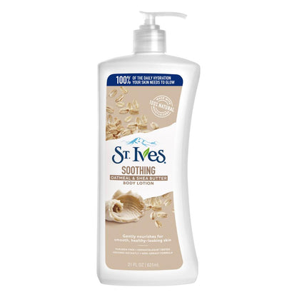 St Ives Body Lotion Soothing Oatmeal & Shea Butter 532mL (12 Pack)