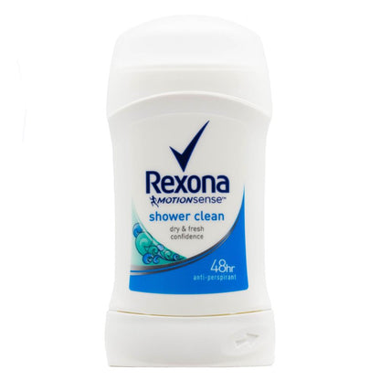 REXONA 40g ANTIPERSPIRANT MOTION SENSE 48HR SHOWER CLEAN (12x Pack)