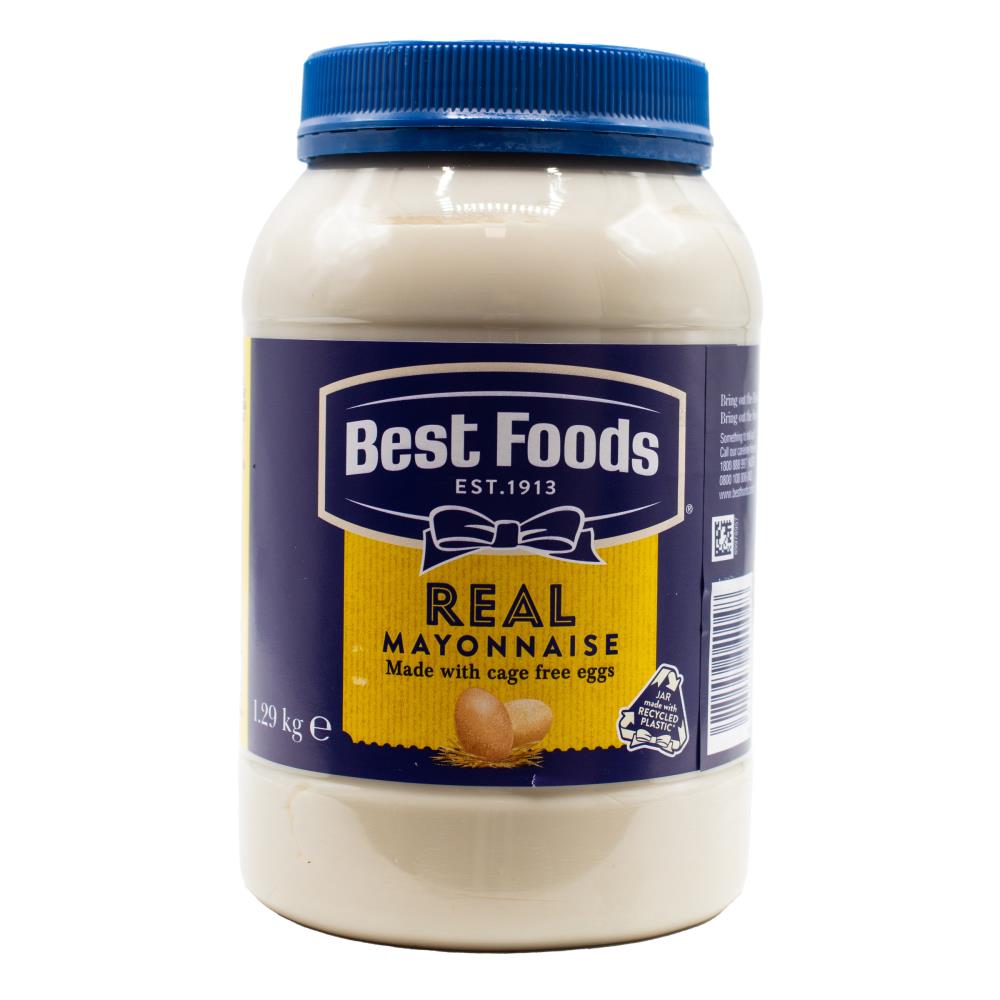 Best Foods 1.29kg Real Mayonnaise (8x Pack)