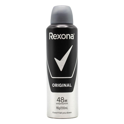 REXONA 116g / 200ml ANTIPERSPIRANT 48H ORIGINAL (6x Pack)