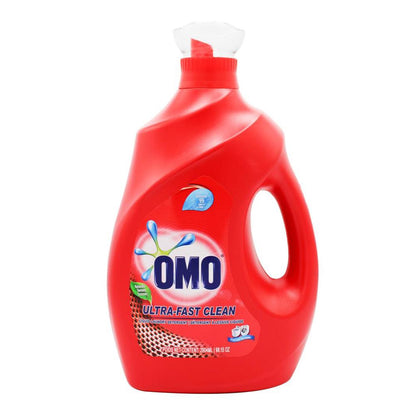 Omo Laundry Liquid Detergent Ultra Fast Clean 2904ml (4 Pack)