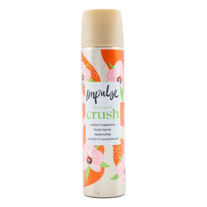 Impulse Body Fragrance Instant Crush 50g / 75ml (6 Pack)(6 Pack)