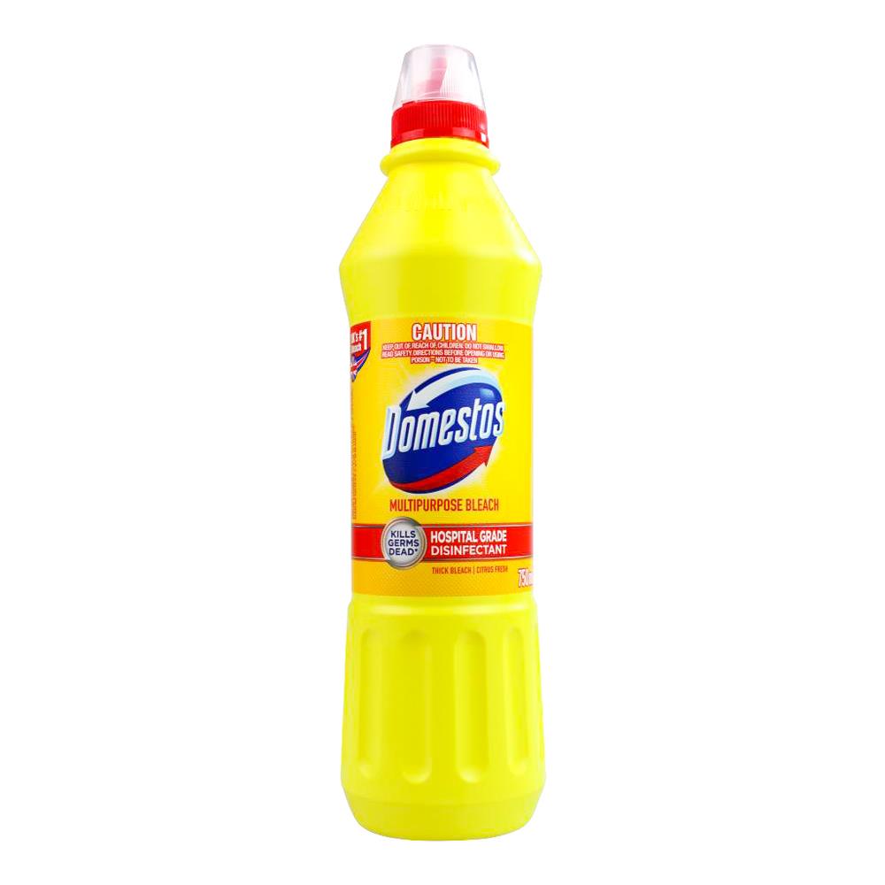 Domestos 750ml Multipurpose Bleach Citrus Fresh (6x Pack)