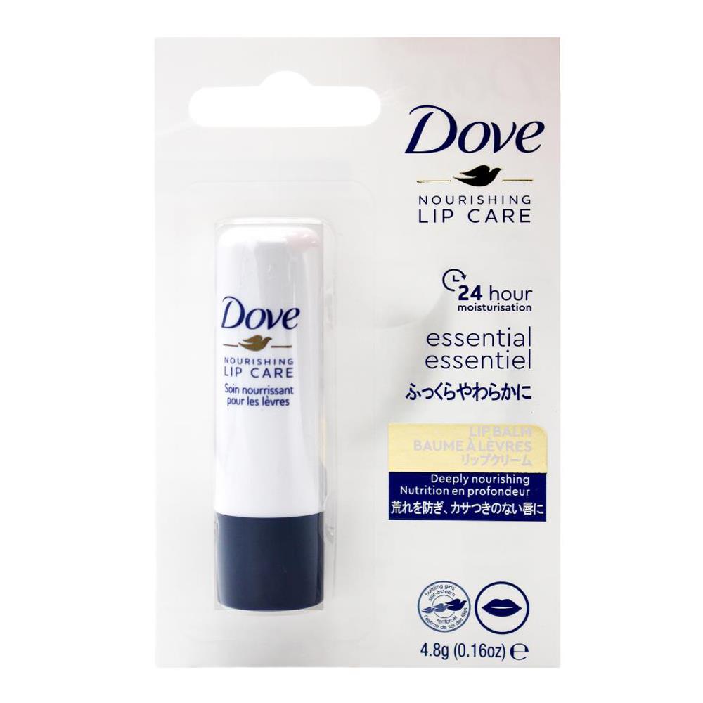 Dove 4.8g Nourishing Lip Care Essential (24x Pack)