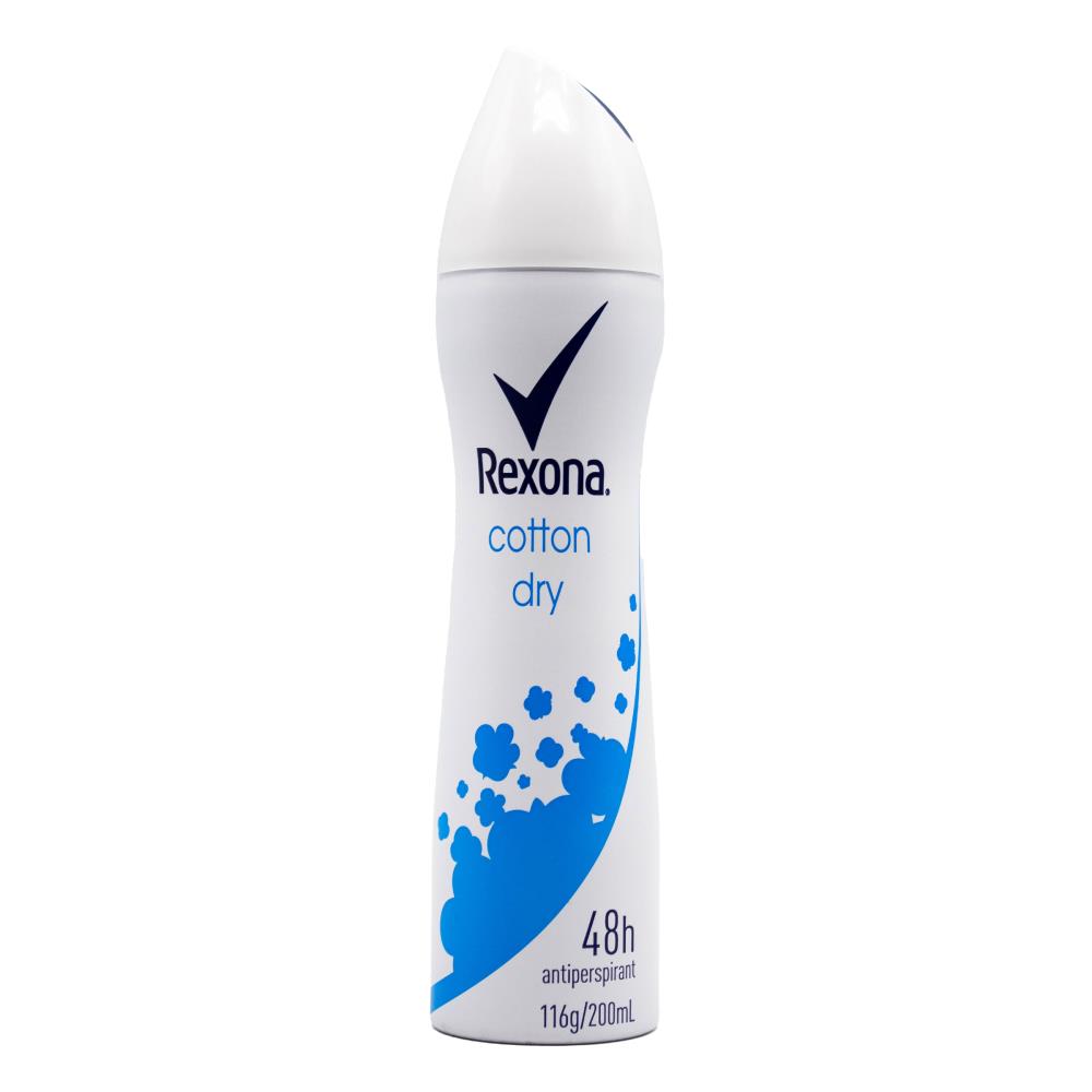 REXONA 116g / 200ml ANTIPERSPIRANT 48H COTTON DRY (6x Pack)