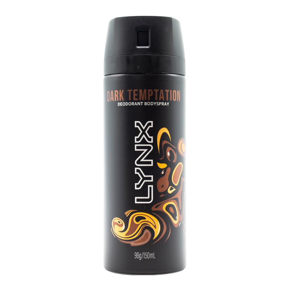 Lynx Deodorant Bodyspray Dark Temptation 96g / 150ml (6 Pack)