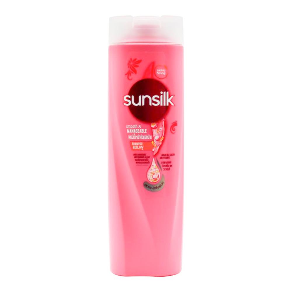 Sunsilk 300ml Shampoo Manageable Argan Oil Elastin And Vitamin C (3x Pack)
