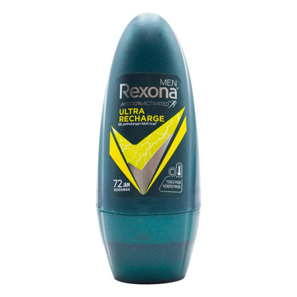 REXONA MEN 45ml ROLL ON DEODORANT ULTRA RECHARGE (24x Pack)