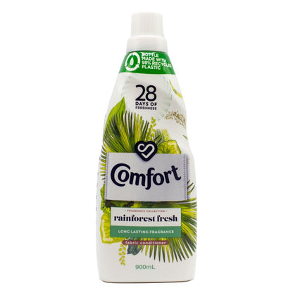 COMFORT 900mL FABRIC CONDITIONER RAINFOREST FRESH (6x Pack)