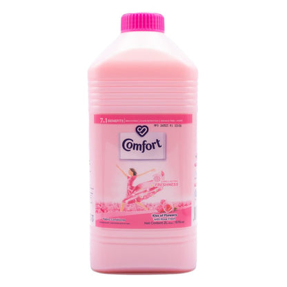 Comfort Fabric Conditioner Kiss Of Flowers With Rose Fresh 2L (6 Pack)