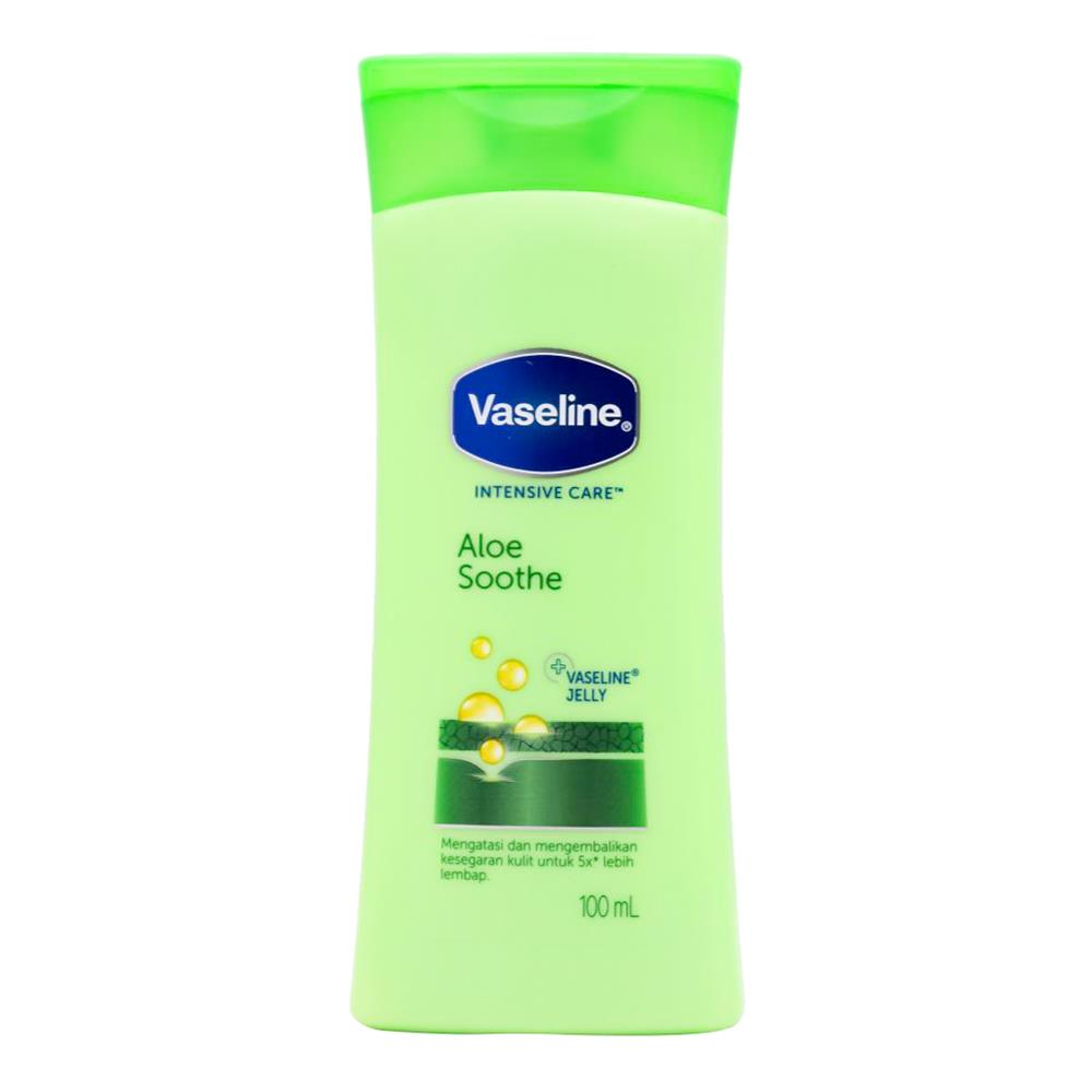 Vaseline 100ml Moisturising Lotion Aloe Soothe (6x Pack)