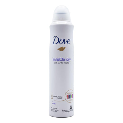 Dove Deodorant Invisible Dry Anti-white Marks 127g / 220ml (6 Pack)