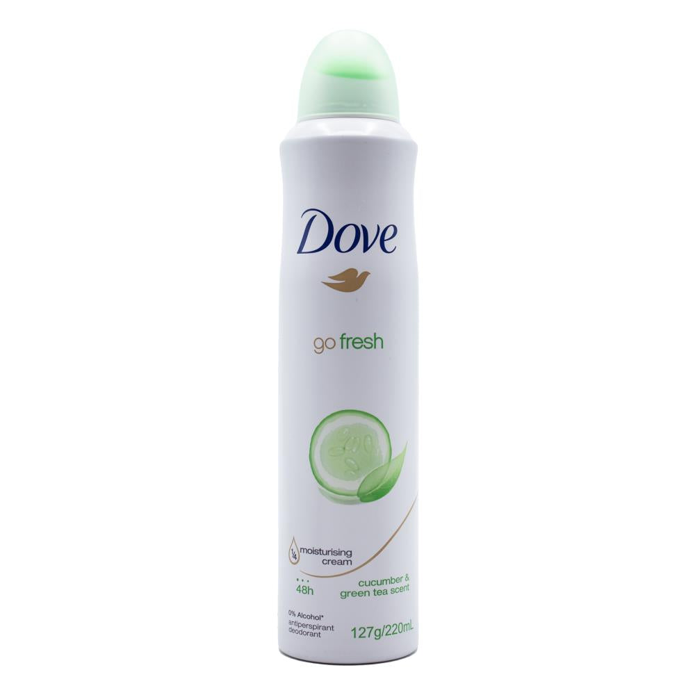 Dove Deodorant Go Fresh Cucumber & Green Tea Scent 127g / 220ml (6 Pack)