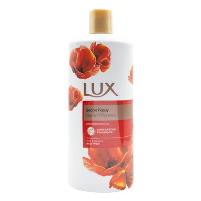 Lux Body Wash Secret Poppy With Bergamot Oil 600ml (12x Pack)