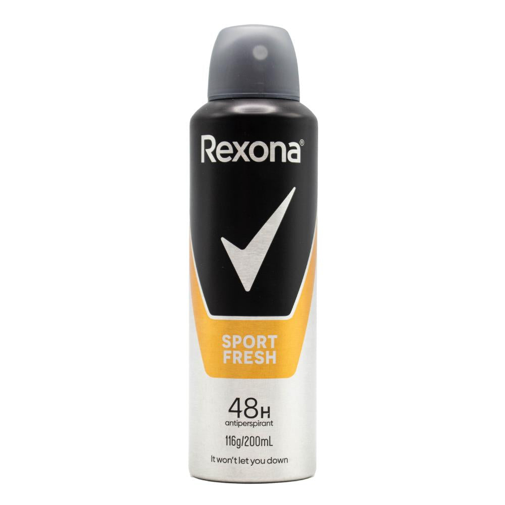 REXONA 116g / 200ml ANTIPERSPIRANT 48HR SPORT FRESH (6x Pack)