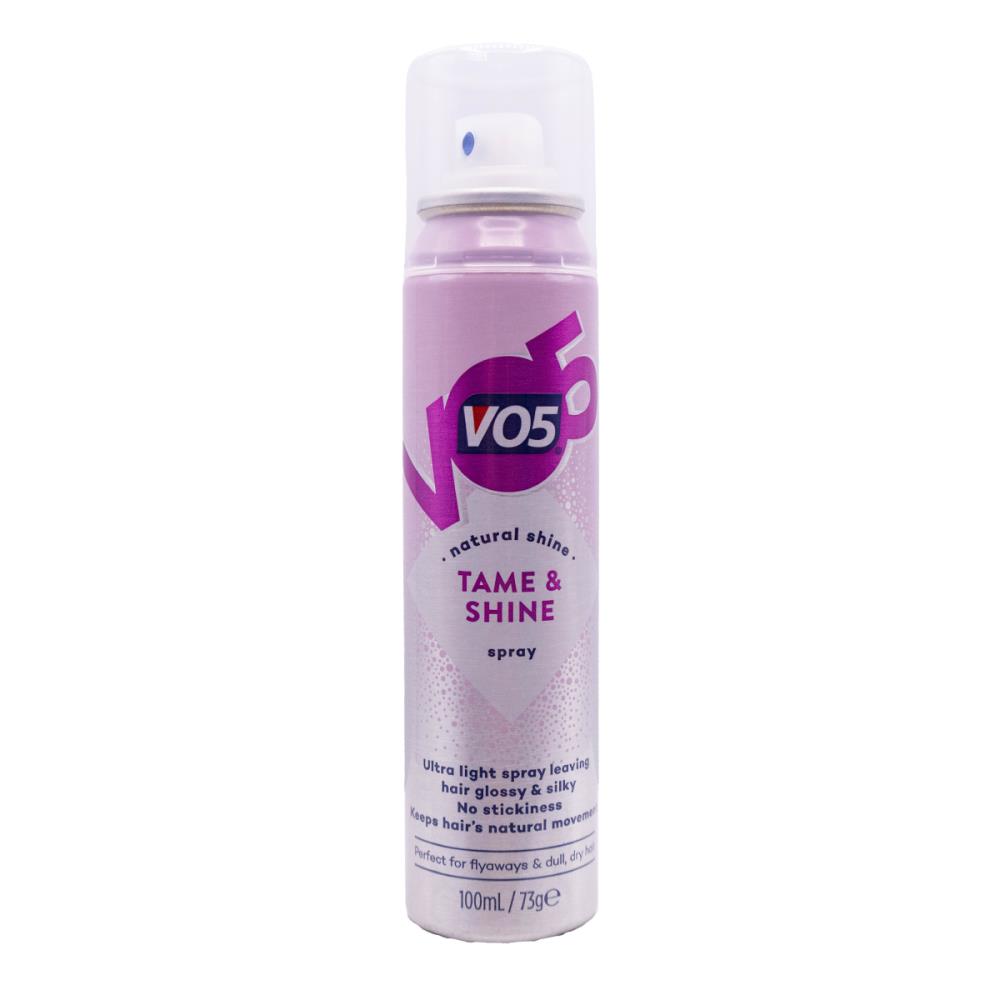 VO5 100mL / 73g Natural Shine Spray Tame And Shine (6 Pack)