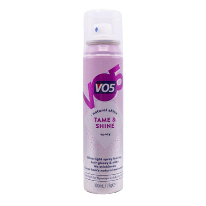 VO5 100mL / 73g Natural Shine Spray Tame And Shine (6 Pack)