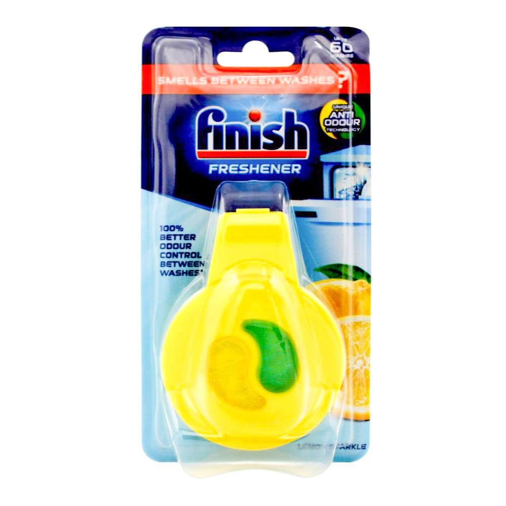 Finish Dishwashing Freshener With Clip Lemon & Lime 4ml (10 Pack)