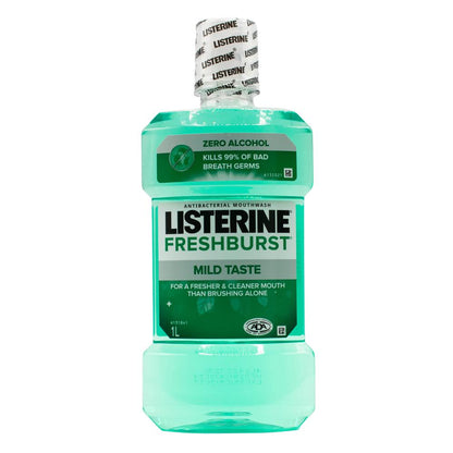 LISTERINE 1L MOUTHWASH FRESHBURST MILD TASTE (4x Pack)