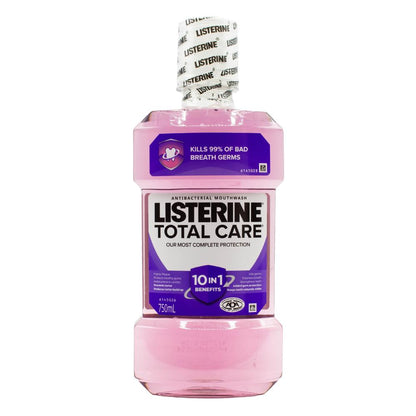 LISTERINE 750mL MOUTHWASH TOTAL CARE (4x Pack)