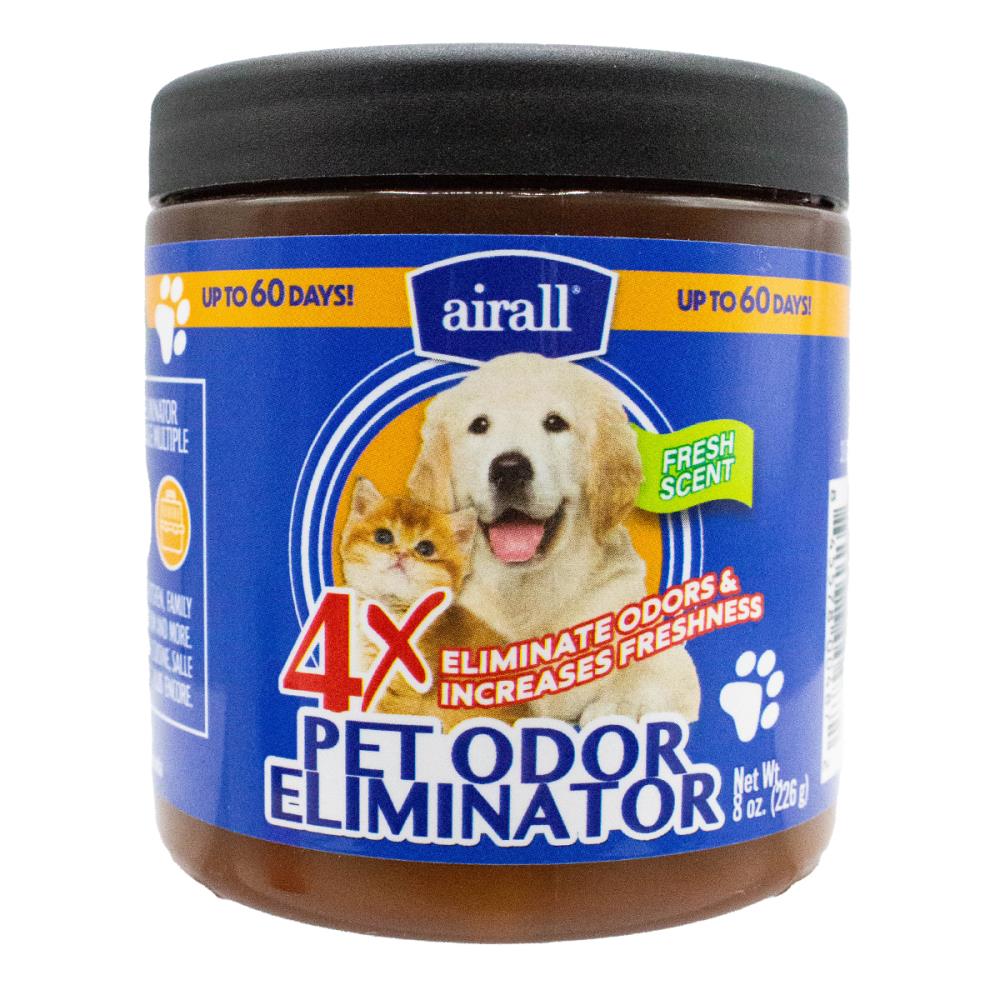 AIRALL 226g AIR FRESHENER SOLID PET ODOR ELIMINATOR FRESH SCENT (12x Pack)