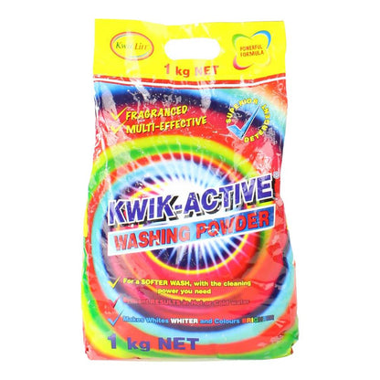 Kwik Active Bag Washing Powder 1kg (12 Pack)