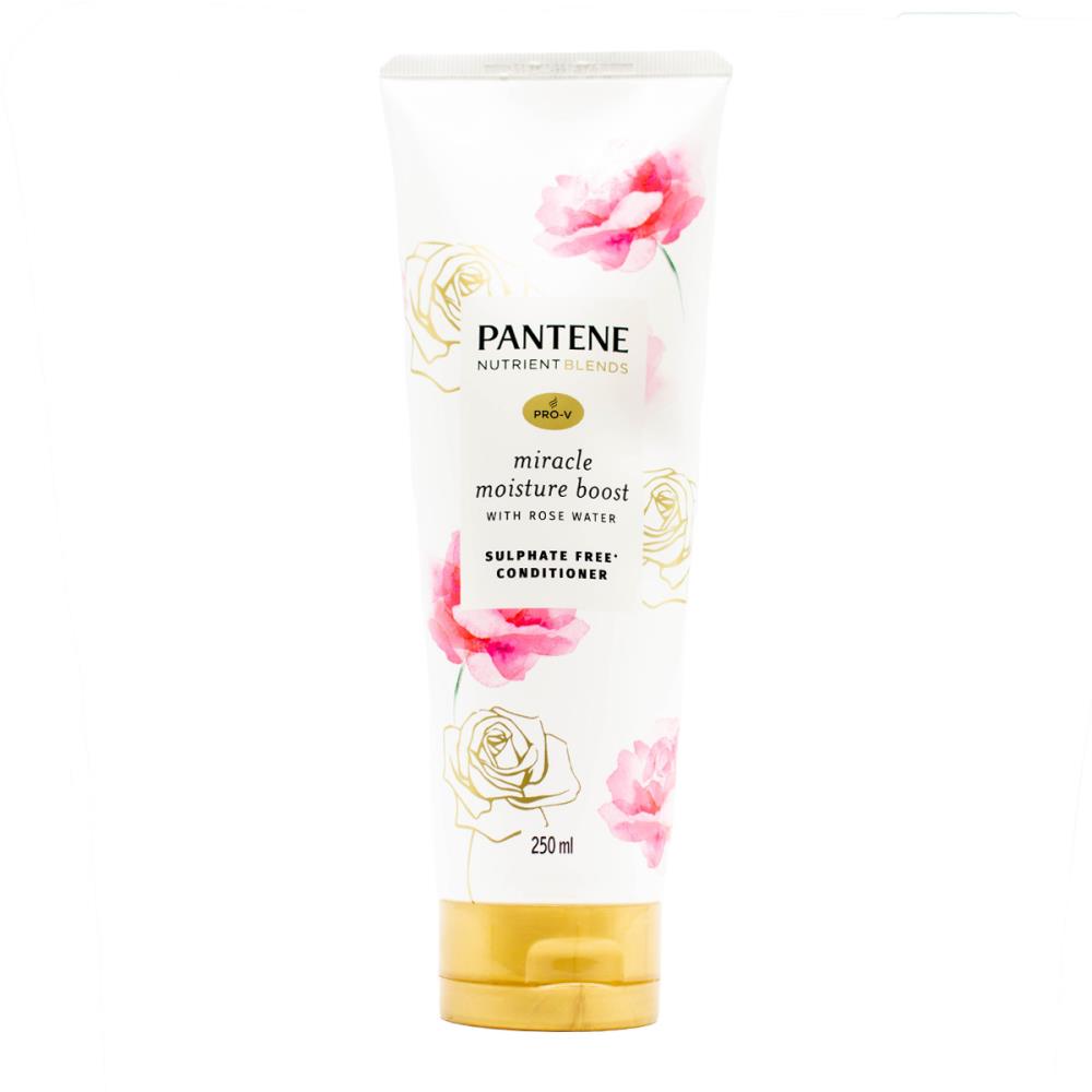 Pantene 250ml Conditioner Pro V Miracle Moisture With Rose Water (3x Pack)
