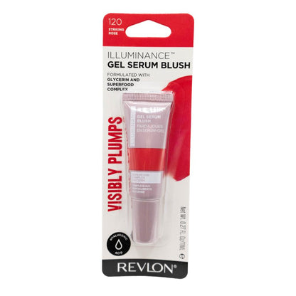 Revlon 11mL Gel Serum Blush Illuminance Striking Rose 120 Carded (4 Pack)