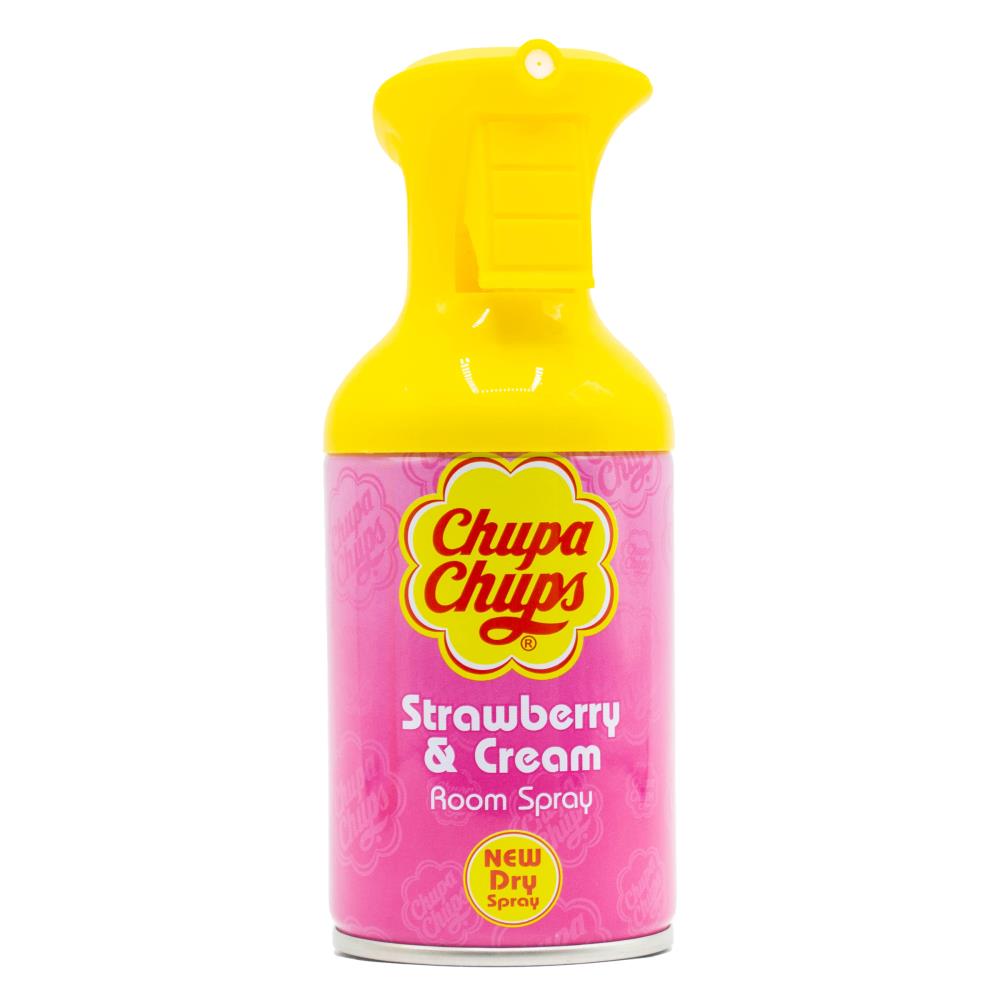Chupa Chups 250ml Room Spray Strawberry And Cream (12x Pack)