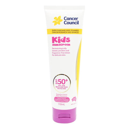 Cancer Council Kids Sunscreen Spf50+ 110ml (4 Pack)
