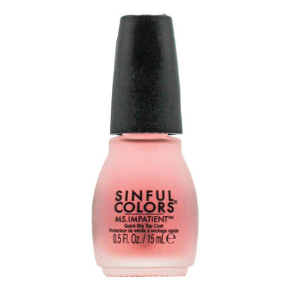 SINFUL COLORS 15ml NAIL POLISH QUICK DRY MS IMPATIENT 1706 (3x Pack)