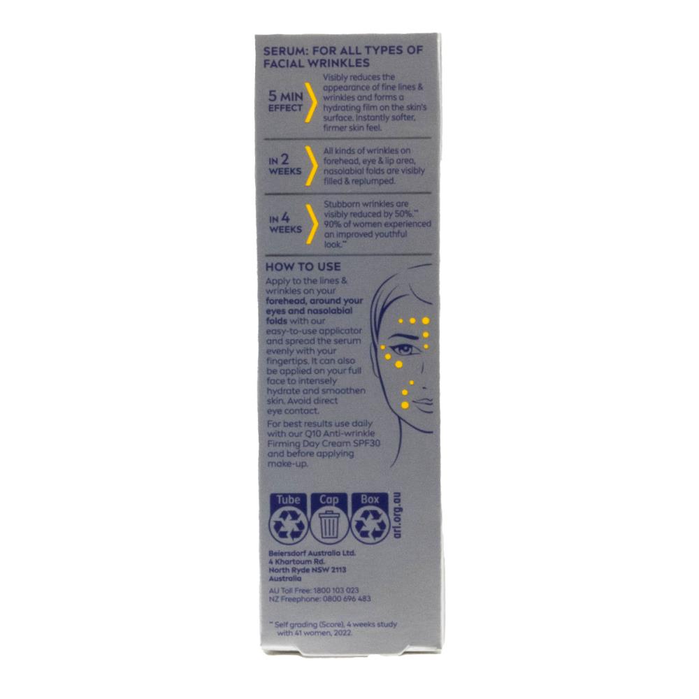 Nivea Q10 Wrinkle Filler Serum 15mL (6 Pack)