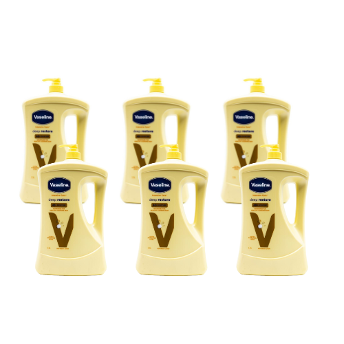 Vaseline Intensive Care Body Lotion Deep Restore 1500mL (6 Pack)